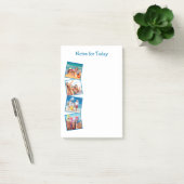 ノートパーソナライズされたファミリーフォトコラージングブルー ポストイット (オフィス)