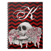 ノートパーソナライズされたブックスカルバラゴシックChevron R ノートブック (正面)