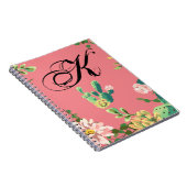 ノートパーソナライズされたブックボヘミアンサボテン多肉株 ノートブック (右側)