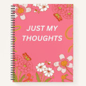 ノートパーソナライズされたブック | 名前をカスタムする仕訳帳 ノートブック (正面)