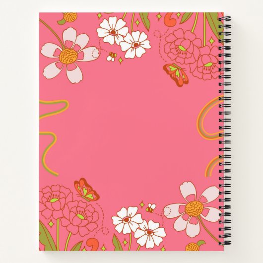 ノートパーソナライズされたブック | 名前をカスタムする仕訳帳 ノートブック (裏面)