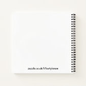 ノートパーソナライズされたブック – 漫画バブル ノートブック (裏面)