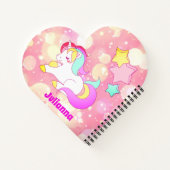 ノートパーソナライズされたボ子供へックス、女子 ノートブック (裏面)