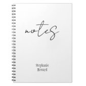 ノートパーソナライズされた名ノートブック ノートブック (正面)