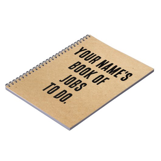 ノートパーソナライズされた名前をカスタムするノートのスパイラル ノートブック (左側)