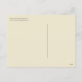 ノートパ書ソコンポストカードでのサンタの休日の願い シーズンポストカード (裏面)