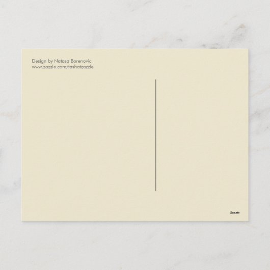 ノートパ書ソコンポストカードでのサンタの休日の願い シーズンポストカード (裏面)