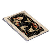 ノートピセスシナ〔占星術の〕十二宮図アート ノートブック (右側)