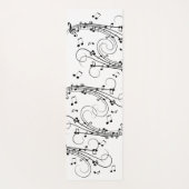 ノートファンシーミュージックデザイン ヨガマット (裏面)