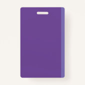 ノートフェイクパープルライブラリーホールパスバッジ バッジ (裏面)