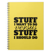 ノートブックおもしろいを黄色で一覧表示するには ノートブック (正面)