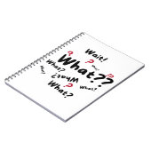 ノートブックおもしろい文字 ノートブック (左側)