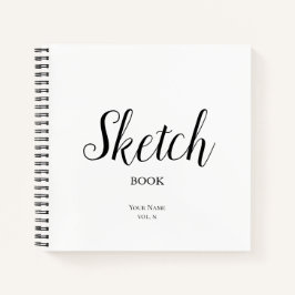 ノートブックと名前を付けて本をスケッチパーソナライズされたする ノートブック