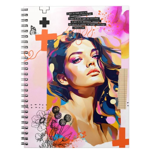 ノートブックのジャーナルを実行する ノートブック (正面)