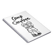 ノートブックのスパイラルバインド |無料キャ気にンプ ノートブック (右側)