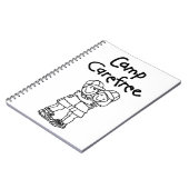 ノートブックのスパイラルバインド |無料キャ気にンプ ノートブック (左側)