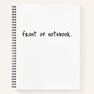 ノートブックの前面と背面 ノートブック