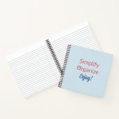 ノートブックの整理 ノートブック (内部)