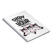 ノートブックの猫ちゃんを表示 ノートブック (右側)