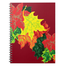 ノートブックの紅葉