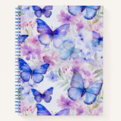 ノートブックの蝶パターン ノートブック (正面)