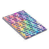 ノートブックの解放、整列、受信 ノートブック (右側)