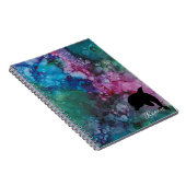 ノートブックの「Inkblots/Dolphin」のパーソナライズ ノートブック (右側)