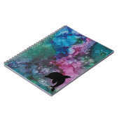 ノートブックの「Inkblots/Dolphin」のパーソナライズ ノートブック (左側)