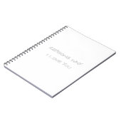 ノートブックを愛する理由 ノートブック (左側)