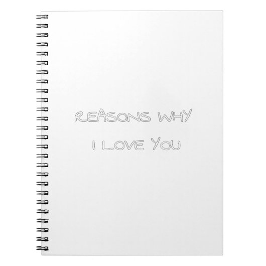 ノートブックを愛する理由 ノートブック (正面)