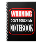 ノートブックをtouchしない ノートブック (正面)