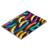 ノートブックカラフルとバクールナナデザイン ノートブック (左側)