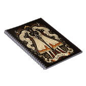 ノートブックゲミニシナ〔占星術の〕十二宮図アート ノートブック (右側)