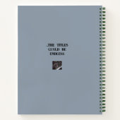 ノートブックコレクションブックのタイトル読 | ノートブック (裏面)