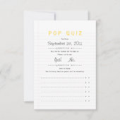 ノートブックスタイルの結婚式招待状の返信ハガキ 出欠カード (正面)