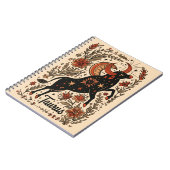 ノートブックタウラスシナ〔占星術の〕十二宮図アート ノートブック (左側)