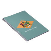 ノートブックデラウェア州旗州 ノートブック (右側)