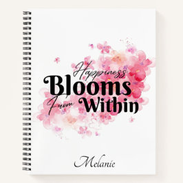 ノートブック内の幸せ開花 ノートブック