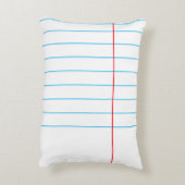 ノートブック紙グラフィック©枕 アクセントクッション (裏面(縦))