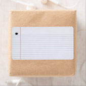 ノートブック紙ラベル ラベル (インサイチュ)