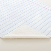 ノートブック紙紙のテクスチャライン シェルパブランケット (3/4)