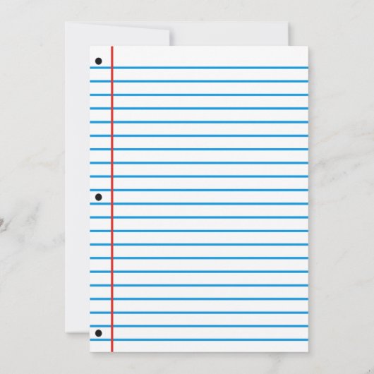 ノートブック結婚式招待状-招待状 招待状 (裏面)