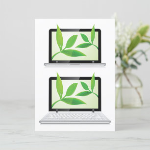 ノートブック葉PC 招待状