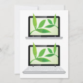 ノートブック葉PC 招待状 (正面)