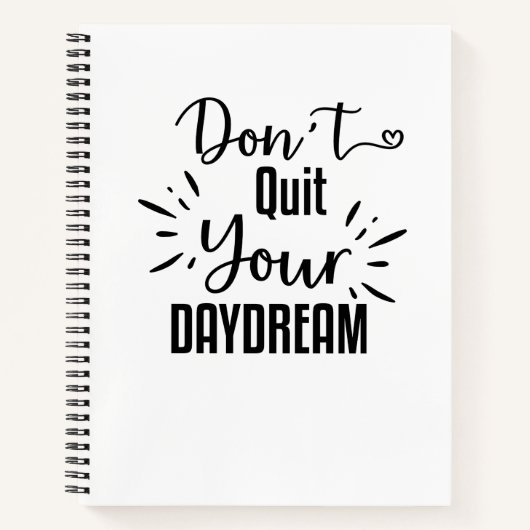 ノートブック – ストップ夢を見ない！ (正面)