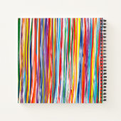 ノートブック、スパイラルレインボーカラーWWCロゴ ノートブック (裏面)