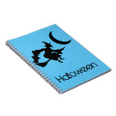 ノートブック – ハロウィン飛んでいるウィッチ (右側)