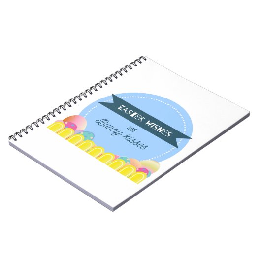 ノートブック |バニーキスの可愛いイースターデザイン (左側)