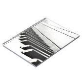 ノートブック – ピアノ/音楽 (左側)