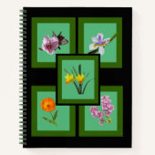 ノートブック – フレーム内の切り花 (正面)